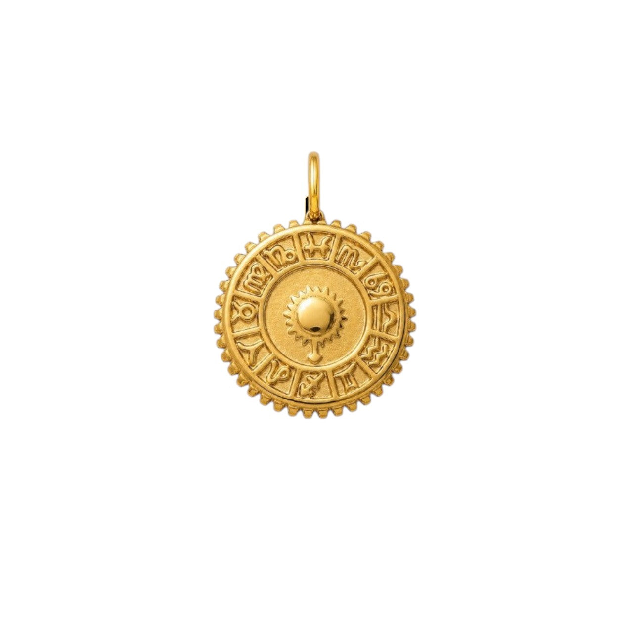 Zodiac Sun Medallion