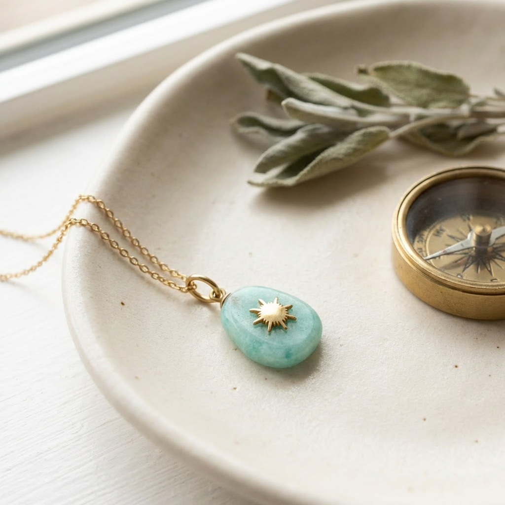 Amazonite Charm