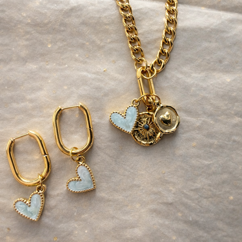 Heart Medallion Charm