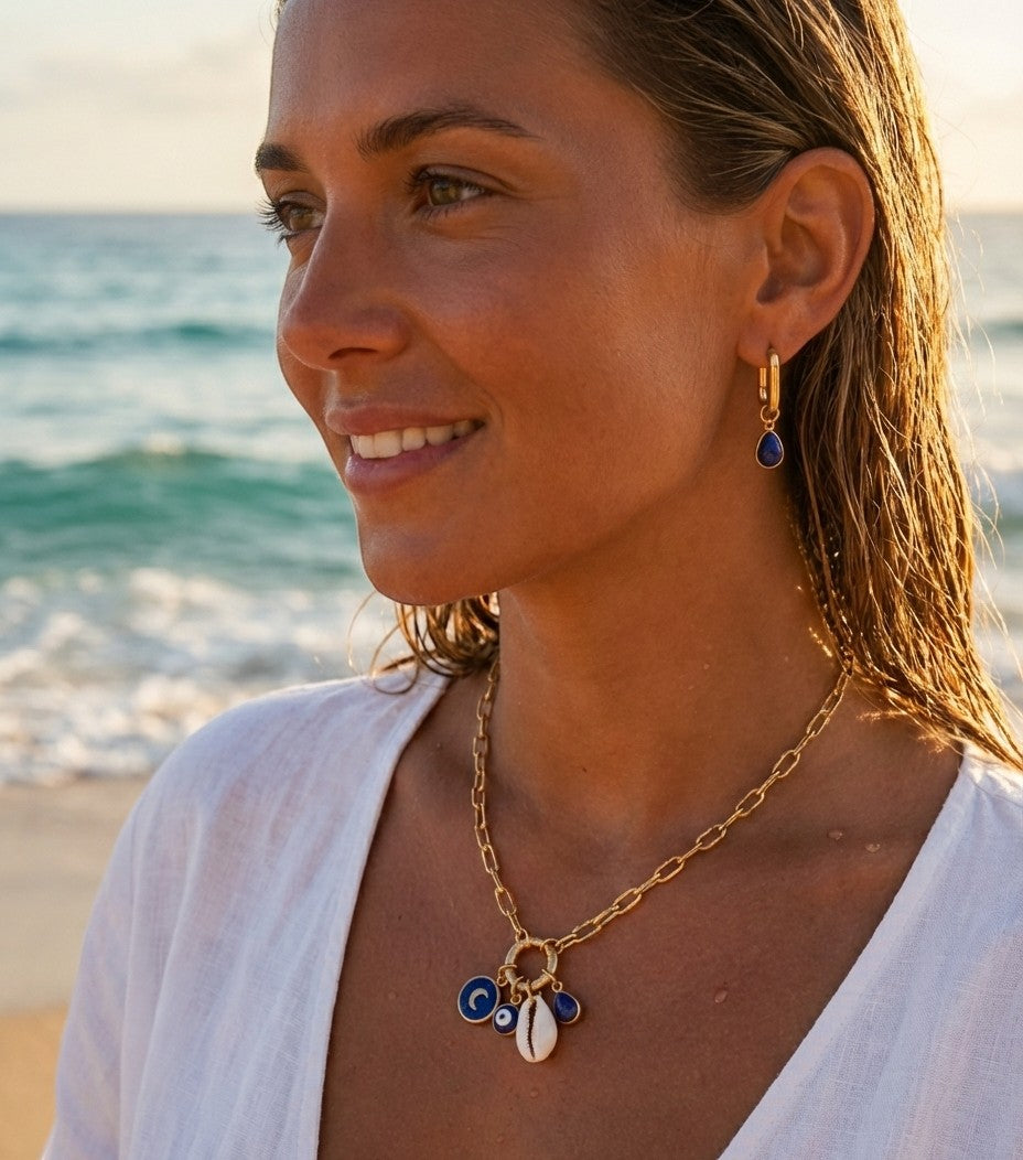 Lapis Lazuli Gemstone Charm