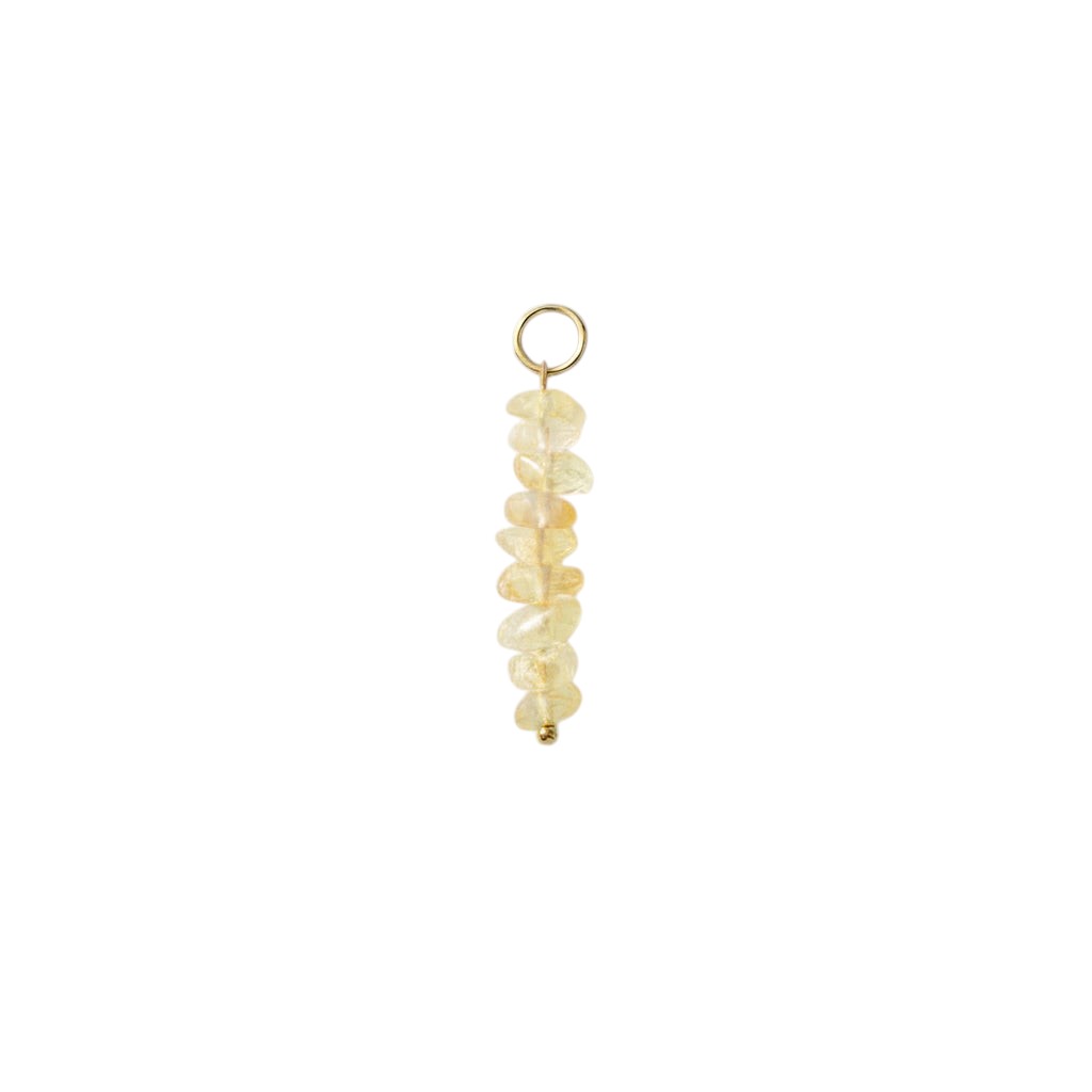Golden Citrine Charm