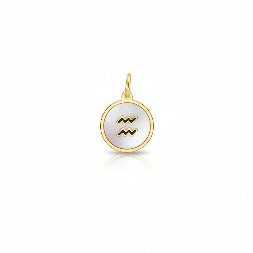 Aquarius Zodiac Charm