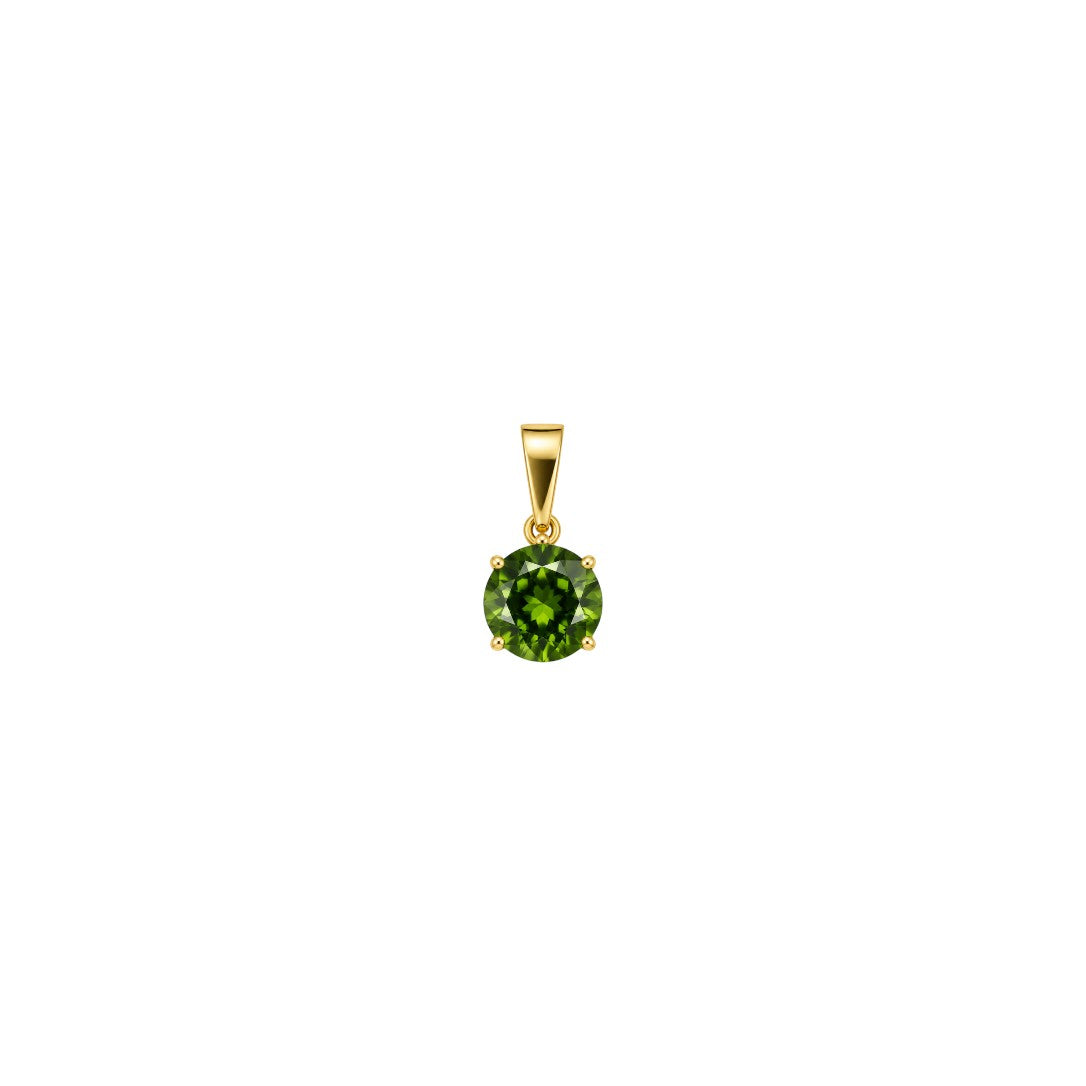 Emerald Solitaire Charm