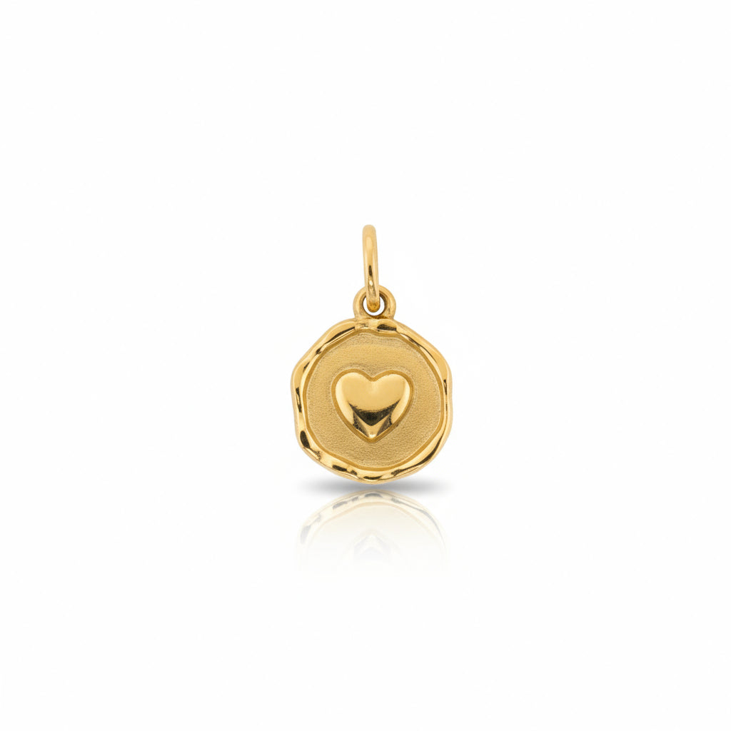 Heart Medallion Charm