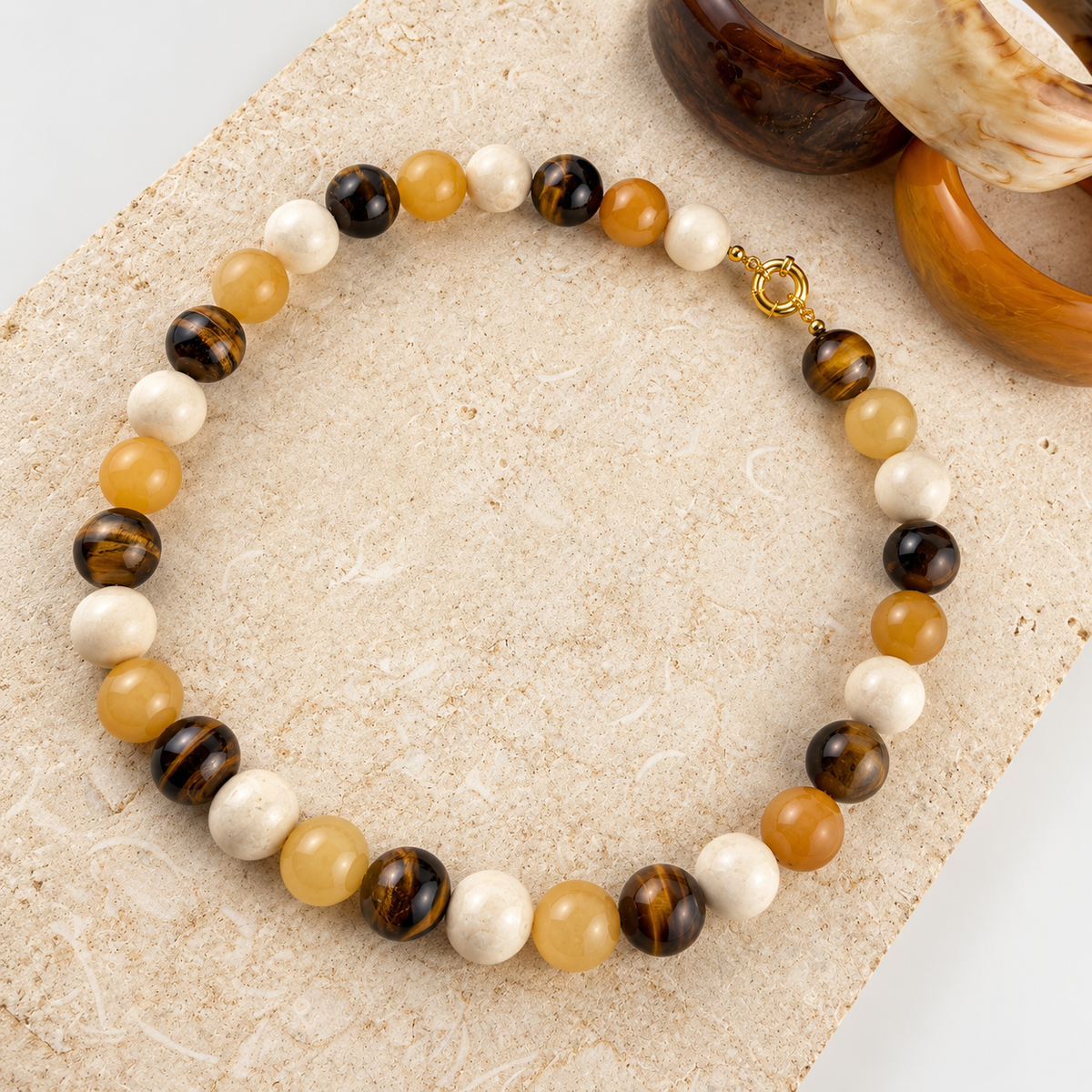 SOLARA Natural Stone Necklace